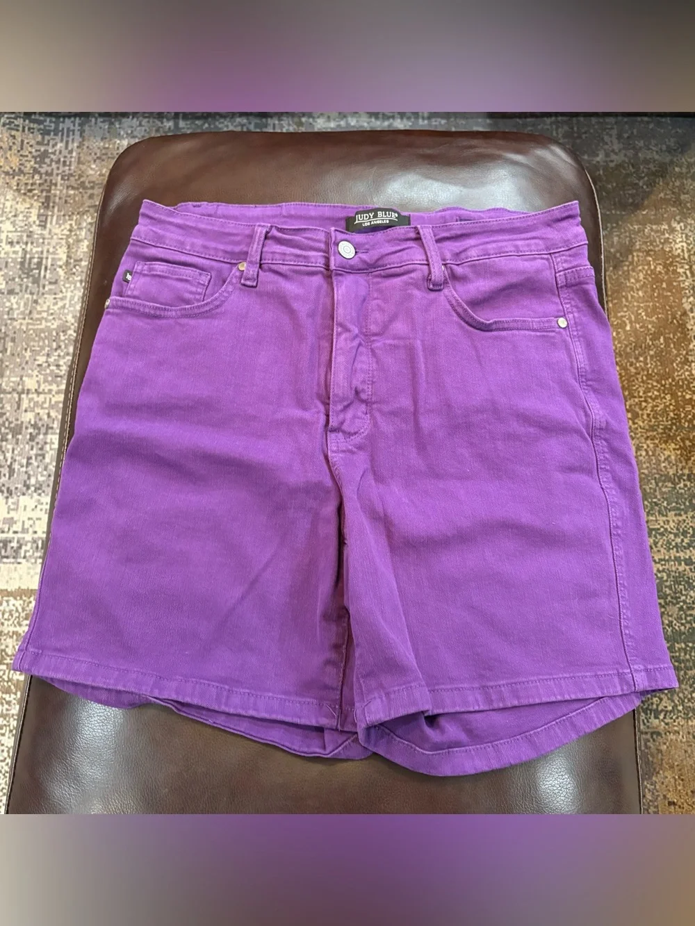 Judy Blue Purple Women's Denim Shorts